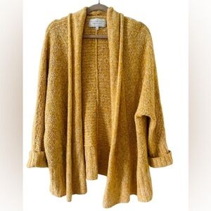 Anthropologie Angel of the North Goldenrod Shawl Cardigan. Size M